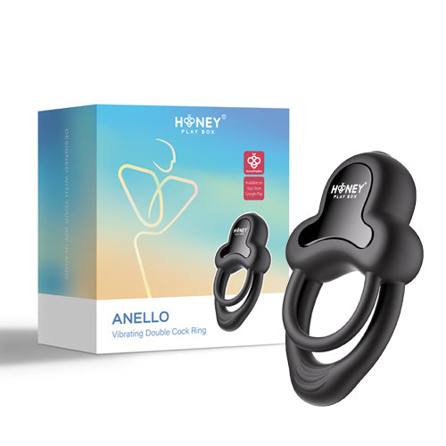 Honey Play Box Anello – App-Controlled Vibrating Double Cock Ring with Clitoral Stimulator Default Title > Cock Ring > Vibrating