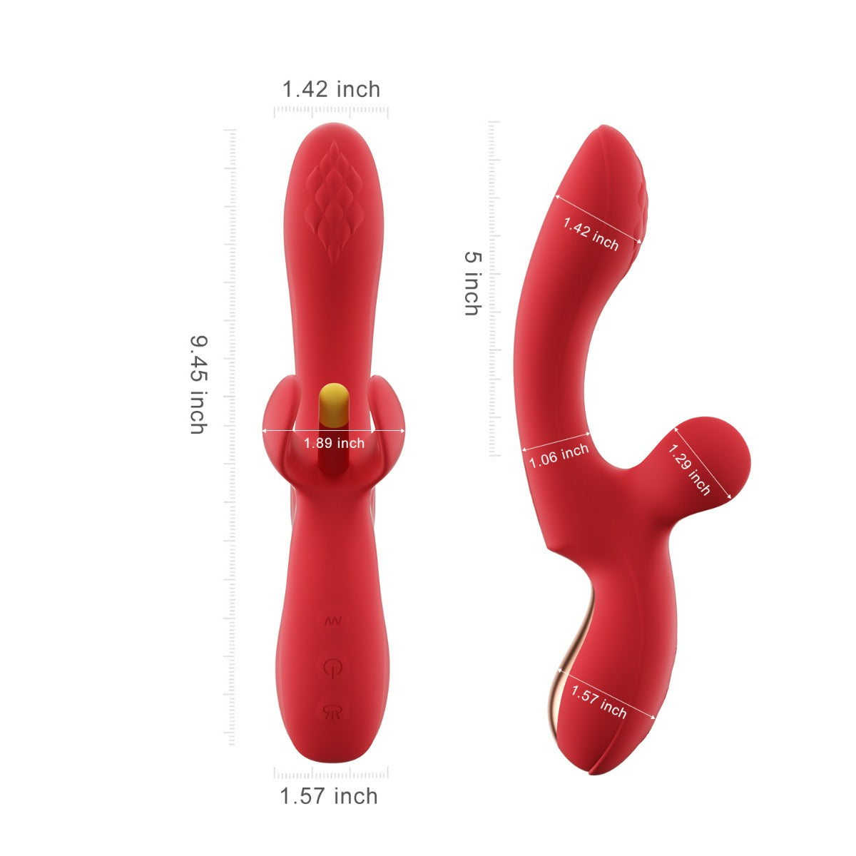 Honey Play Box Fortexa Kinky Finger Flapping Clit and G-Spot Vibrator App Controlled > Vibrators > Ladies > Rabbit Multi