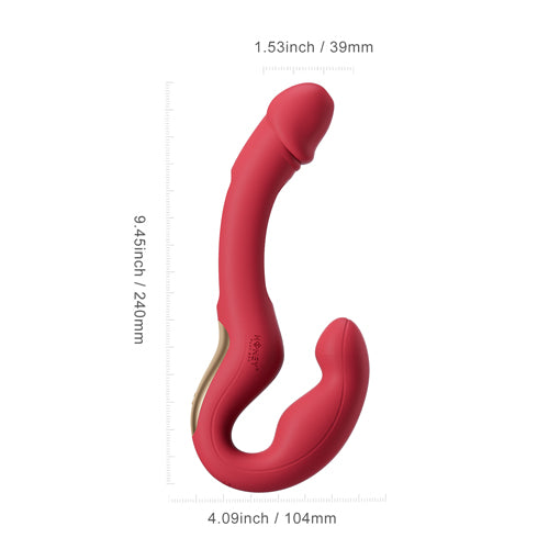 Honey Play Box Harmony Duo 6-7 Inch – App-Controlled Strapless Strap-On Vibrator > Dildos > Strapless Strap Ons