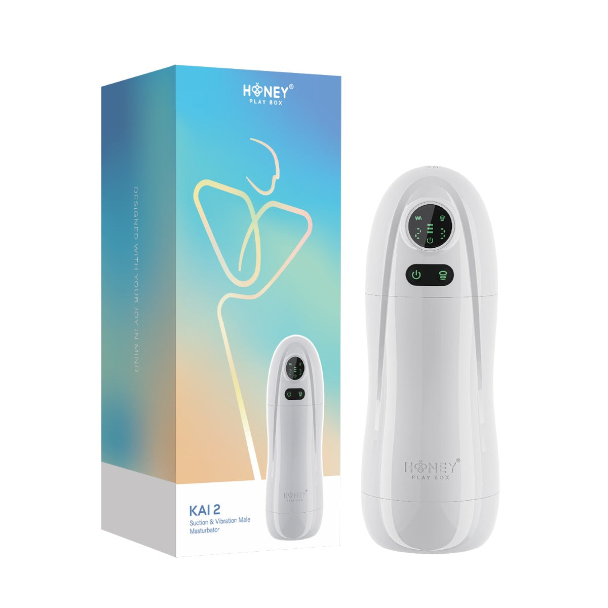 Honey Play Box Kai 2 – Automatic Sucking Vibrating Male Masturbator with Heating Mode Default Title > Sex Toys For Men > Masturbators > Vibrating Main image