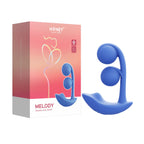 Honey Play Box Melody Twin Balls Clit and G Spot Vibrator – App Controlled Pressure Sensing Silicone Vibrator Blue > Sex Toys For Ladies > G-Spot Vibrators