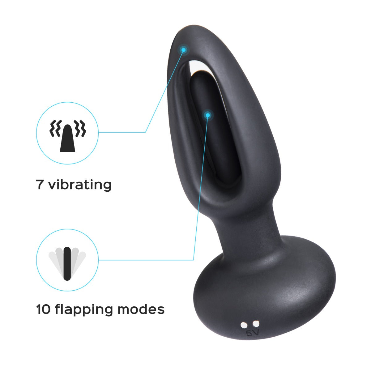 Honey Play Box Snuggy Tapping Prostate Massager – Dual-Stimulation Butt Plug Vibrator > Anal Range > Prostate Plugs