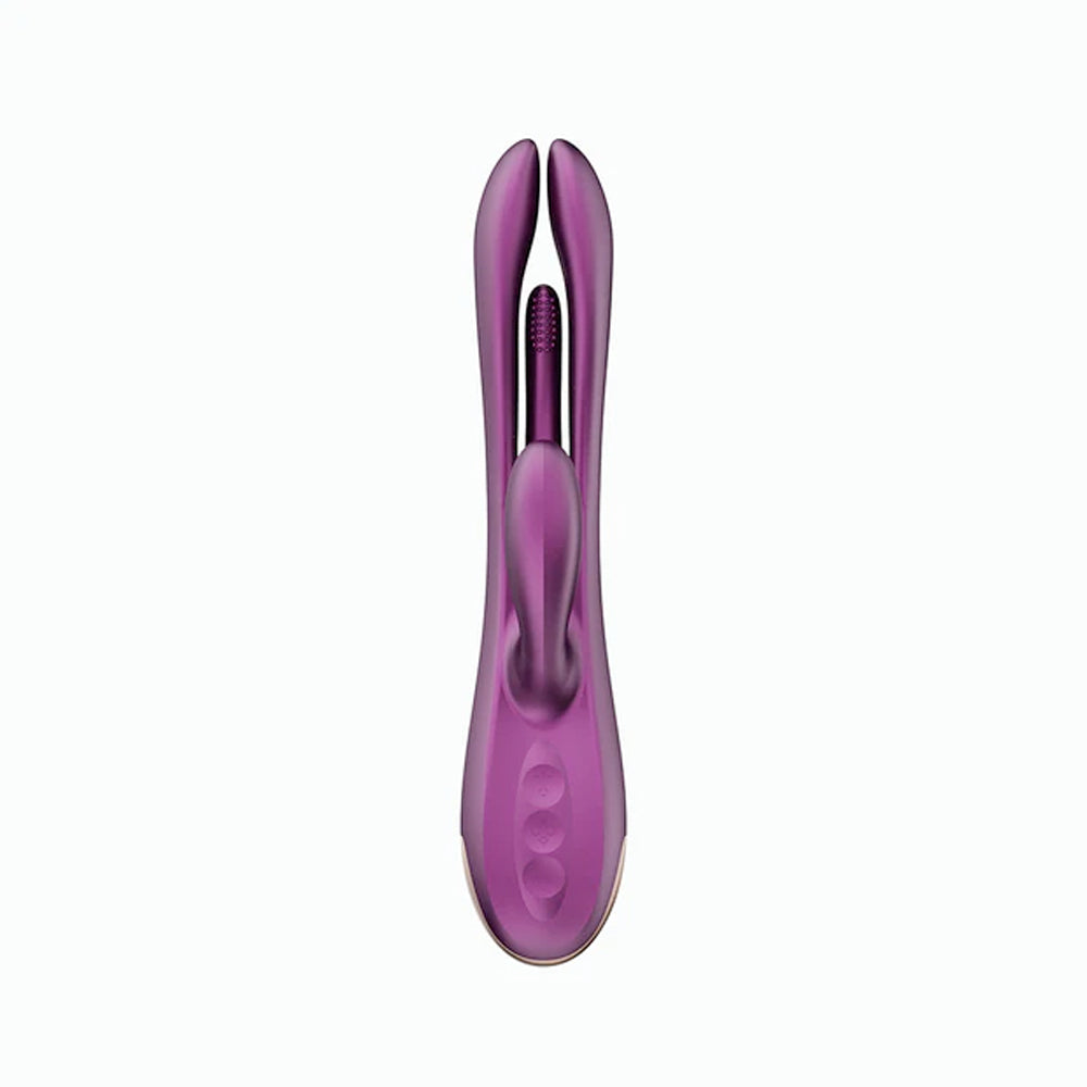 Terri 9.45 Inch App-Controlled Rabbit Vibrator Silicone Tapping > Vibrators > Ladies > Rabbit