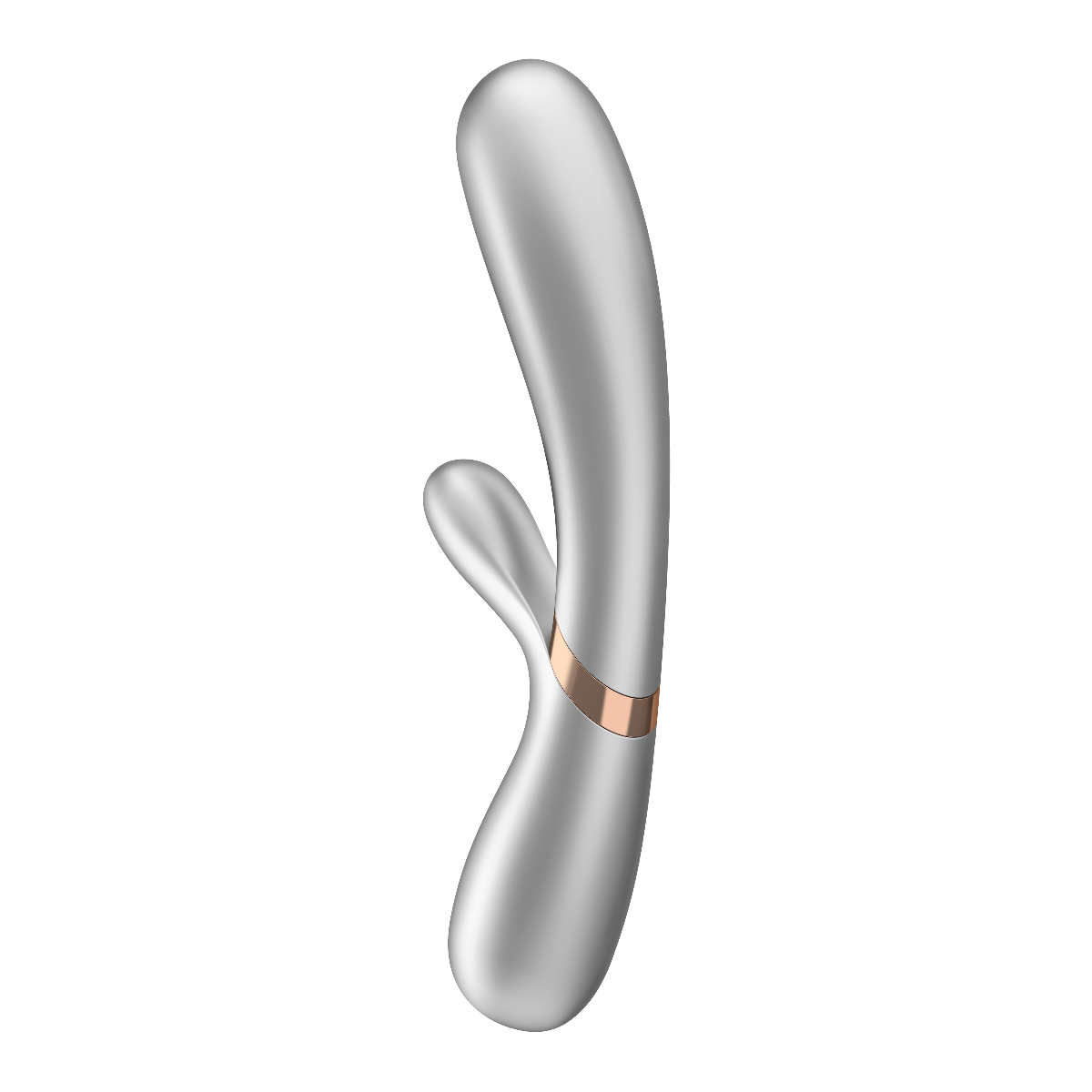 Satisfyer Hot Lover Silver Warming Dual-Stim Vibrator – App Controlled Waterproof Silicone > Sex Toys > Couples Toys