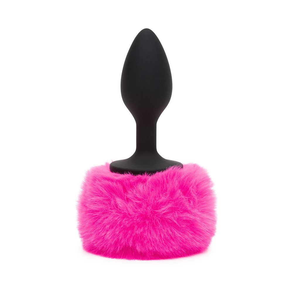 Happy Rabbit Butt Plug Large – Vibrating Silicone Anal Plug with Fluffy Tail > Anal Range > Tail Butt Plugs