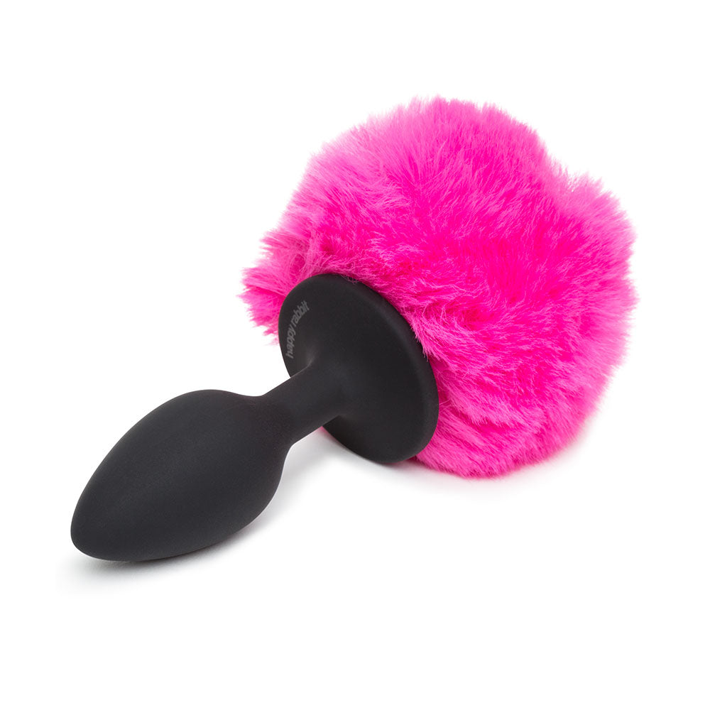 Happy Rabbit Butt Plug Large – Vibrating Silicone Anal Plug with Fluffy Tail > Anal Range > Tail Butt Plugs