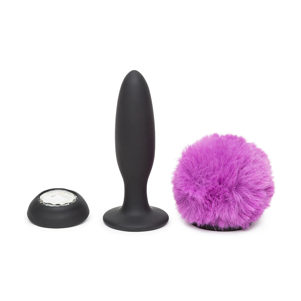 Happy Rabbit Rechargeable Vibrating Medium Butt Plug – Smooth Bulb Design > Anal Range > Tail Butt Plugs