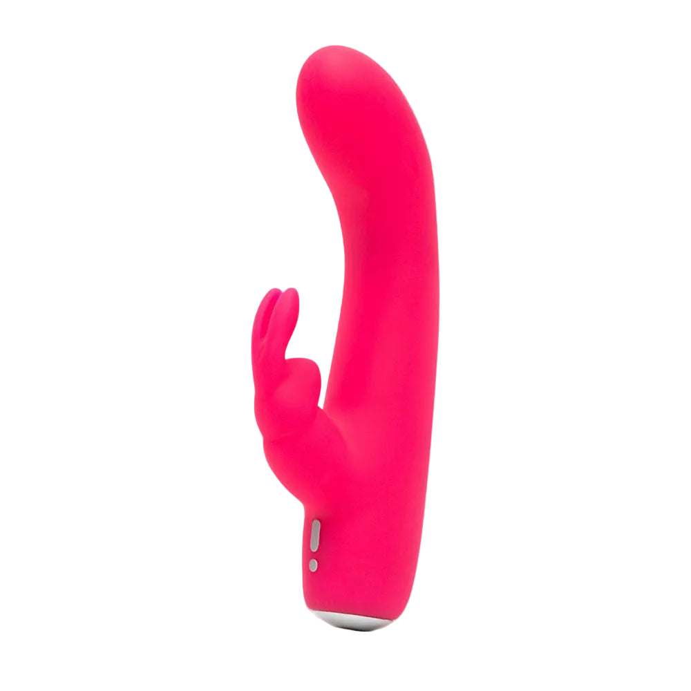 Happy Rabbit Mini Rechargeable Waterproof Silicone Rabbit Vibrator with Curved G-Spot Tip > Vibrators > Ladies > Rabbit Main image
