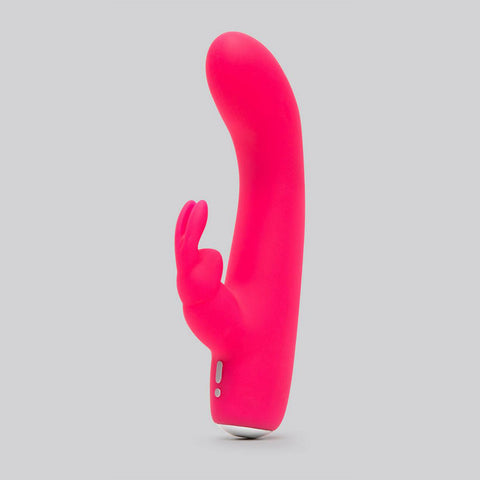 Happy Rabbit Mini Rechargeable Waterproof Silicone Rabbit Vibrator with Curved G-Spot Tip > Vibrators > Ladies > Rabbit