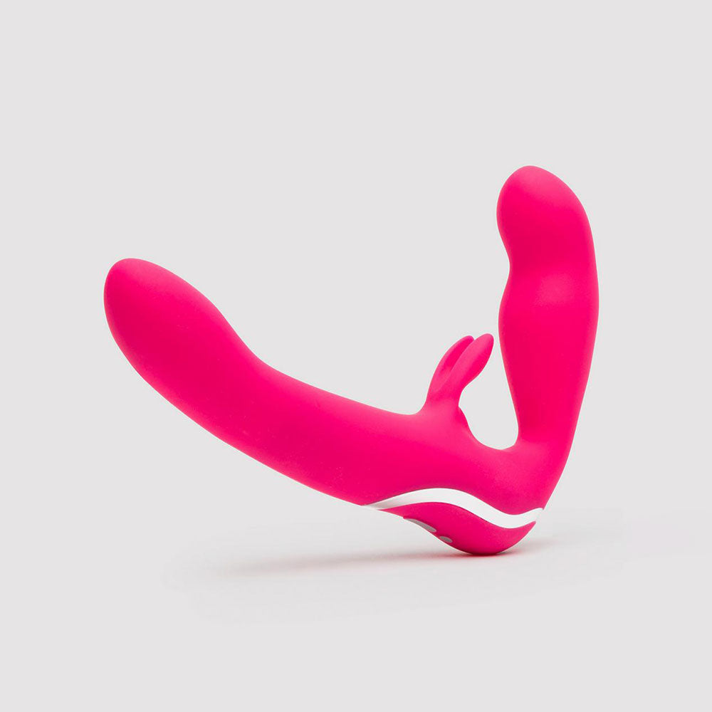 Happy Rabbit Strapless Strap-On Rabbit Vibrator – USB Rechargeable Waterproof Dual Vibrations (8) > Dildos > Strapless Strap Ons