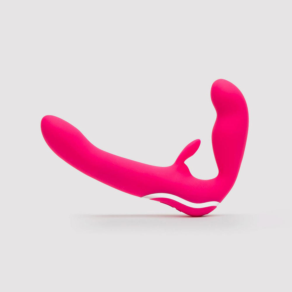 Happy Rabbit Strapless Strap-On Rabbit Vibrator – USB Rechargeable Waterproof Dual Vibrations (8) > Dildos > Strapless Strap Ons