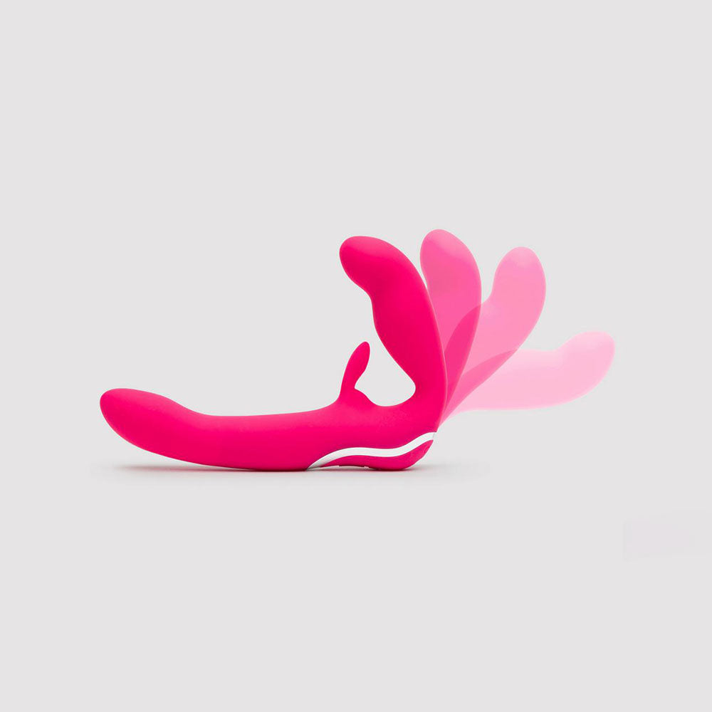Happy Rabbit Strapless Strap-On Rabbit Vibrator – USB Rechargeable Waterproof Dual Vibrations (8) > Dildos > Strapless Strap Ons