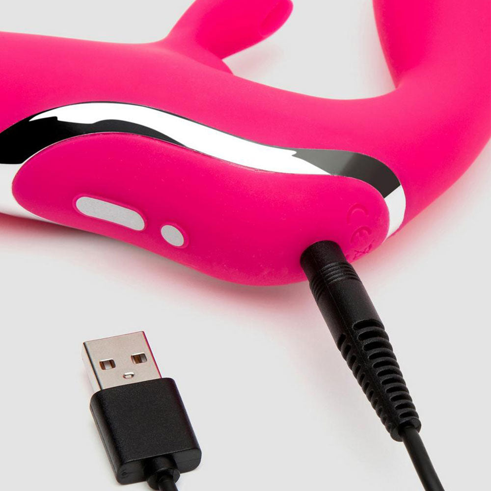Happy Rabbit Strapless Strap-On Rabbit Vibrator – USB Rechargeable Waterproof Dual Vibrations (8) > Dildos > Strapless Strap Ons