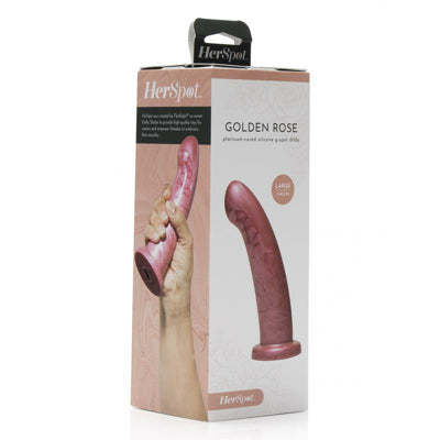 Fleshlight HerSpot Golden Rose Silicone Large Dildo > Dildos > Large Dildos