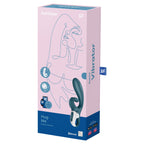 Satisfyer Hug Me Rabbit Vibrator – Silicone Waterproof with App Control > Vibrators > Ladies > Rabbit