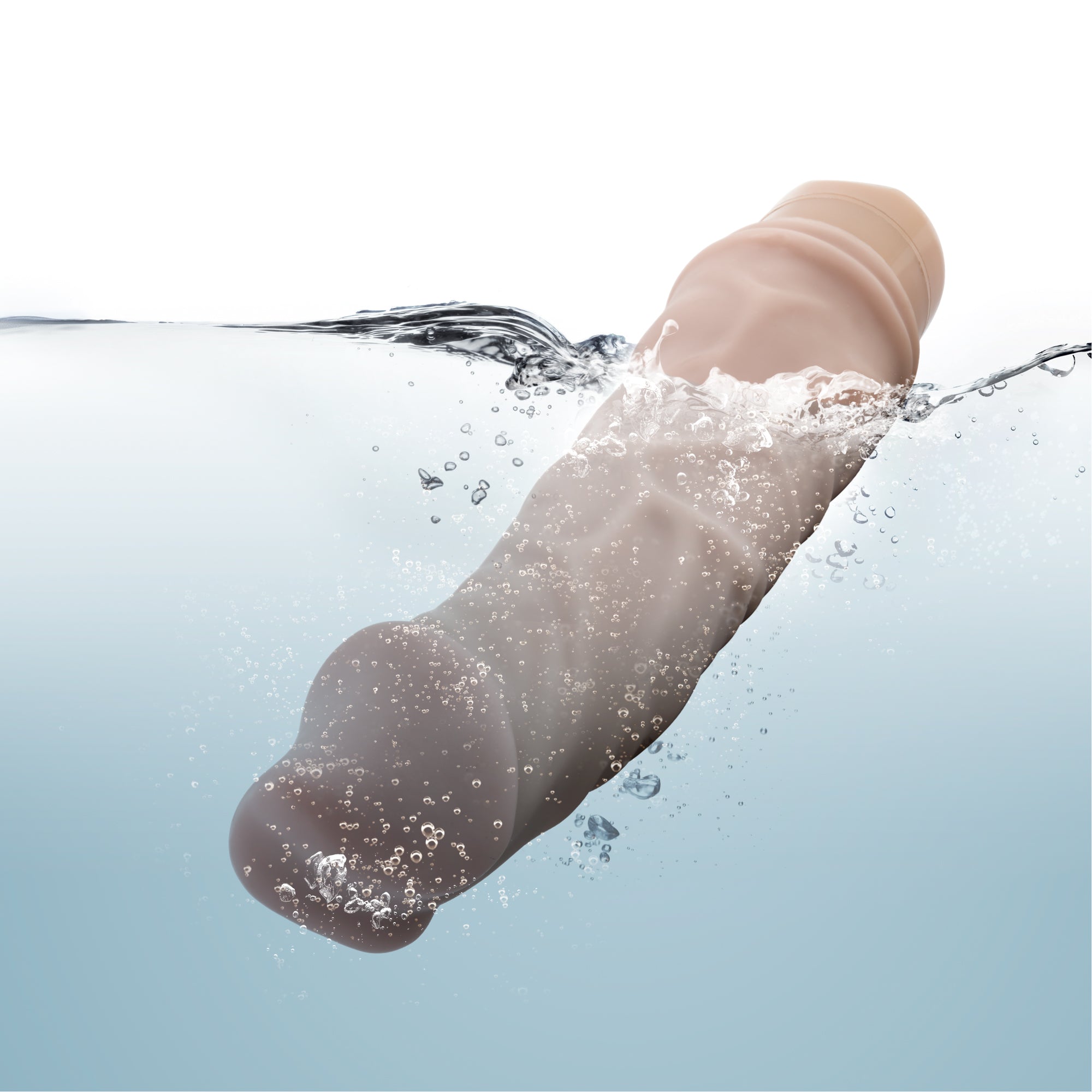 Dr Skin Cock Vibe 6 Inch Vibrating Cock Beige DONGS Vibrating