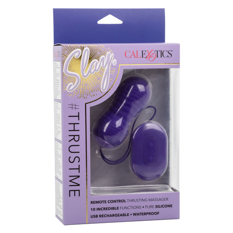 Slay ThrustMe Remote Control Ribbed Bullet Vibrator > Sex Toys For Ladies > Vibrating Eggs