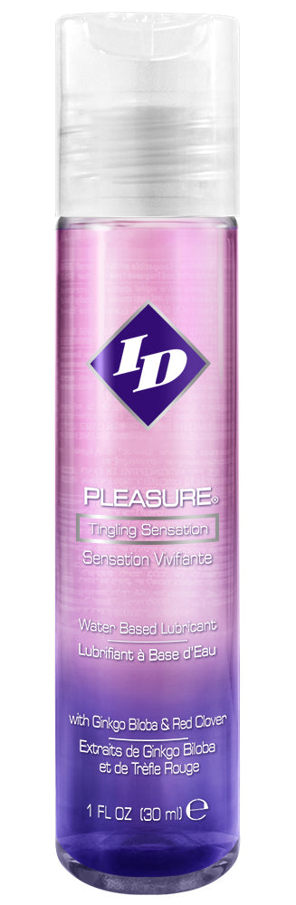 ID Pleasure 1 Ounce Water-Based Personal Lubricant with Natural Stimulants > Lube > Water Based