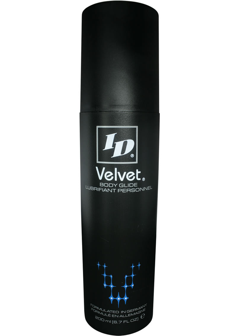 ID Velvet Silicone Lubricant – 6.7oz Bottle Silky Smooth Lubricant > Lube > Silicone