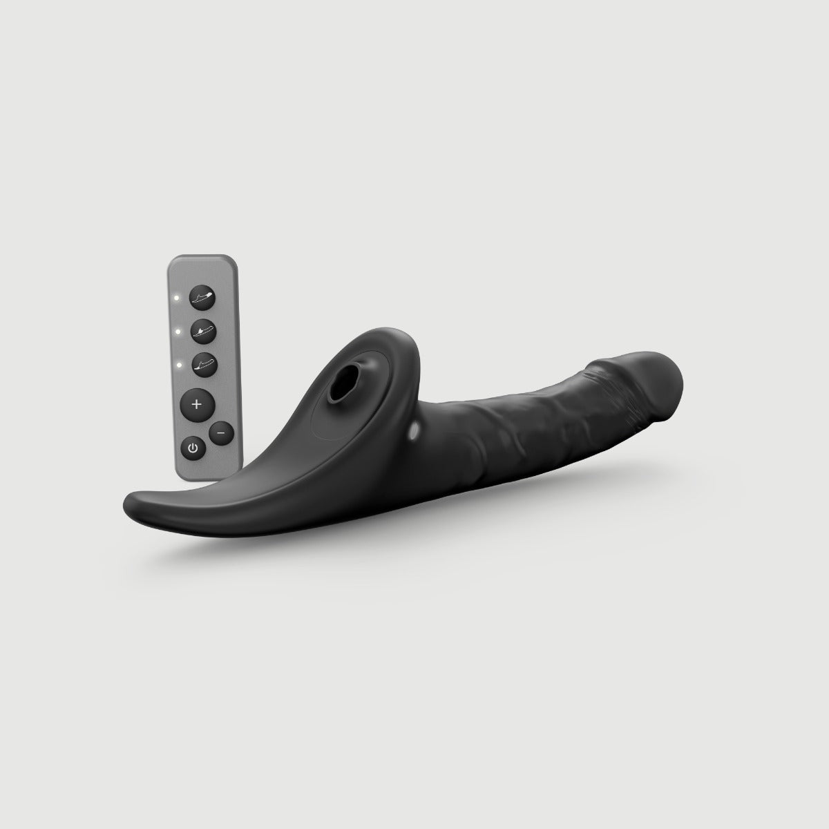 Strap On Me Multi Orgasm Medium Realistic Silicone Dildo Black Transparent Sex Toy Secondary image