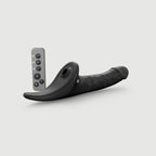 Strap On Me Multi Orgasm Medium Realistic Silicone Dildo Black Transparent Sex Toy > Dildos > Realistic Dildos