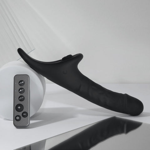 Strap On Me Multi Orgasm Medium Realistic Silicone Dildo Black Transparent Sex Toy > Dildos > Realistic Dildos