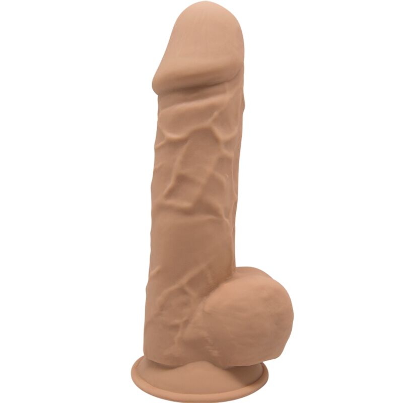 Silexd Model 1 Realistic Dual Density Silicone Dildo with Suction Cup (7 to 10 Inch) 8.5 Inch Tan > Dildos > Realistic Dildos