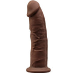 Silexd Model 2 Realistic Dual Density Silicone Dildo with Suction Cup (6 to 9 Inch) 6 Inch Brown > Dildos > Realistic Dildos