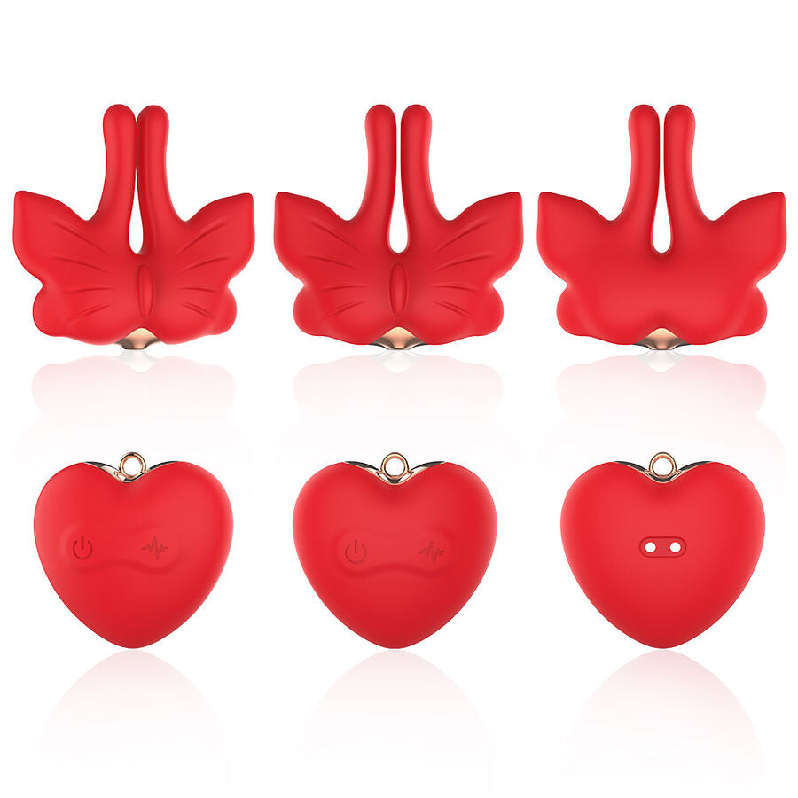 Armony Magnetic Butterfly Clamp – Vibrating Nipple Clamp > Sex Toys > Nipple Stimulators