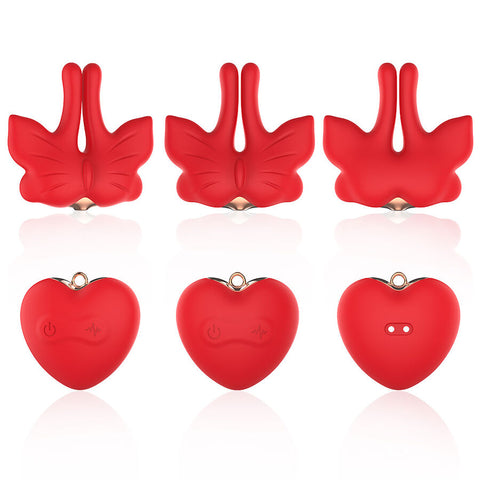 Armony Magnetic Butterfly Clamp – Vibrating Nipple Clamp > Sex Toys > Nipple Stimulators