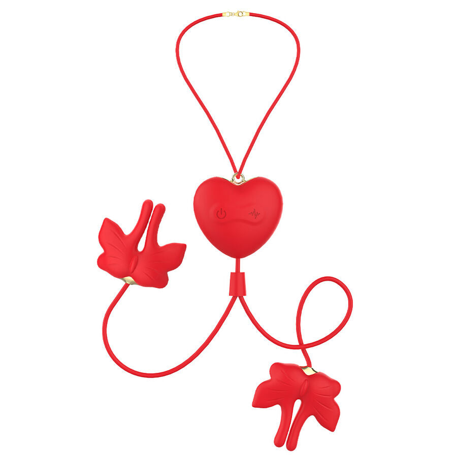Armony Magnetic Butterfly Clamp – Vibrating Nipple Clamp > Sex Toys > Nipple Stimulators