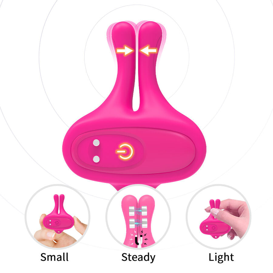Armony Magnetic Rabbit Shaped Nipple Clamps – Vibrating Clamp > Sex Toys > Nipple Stimulators