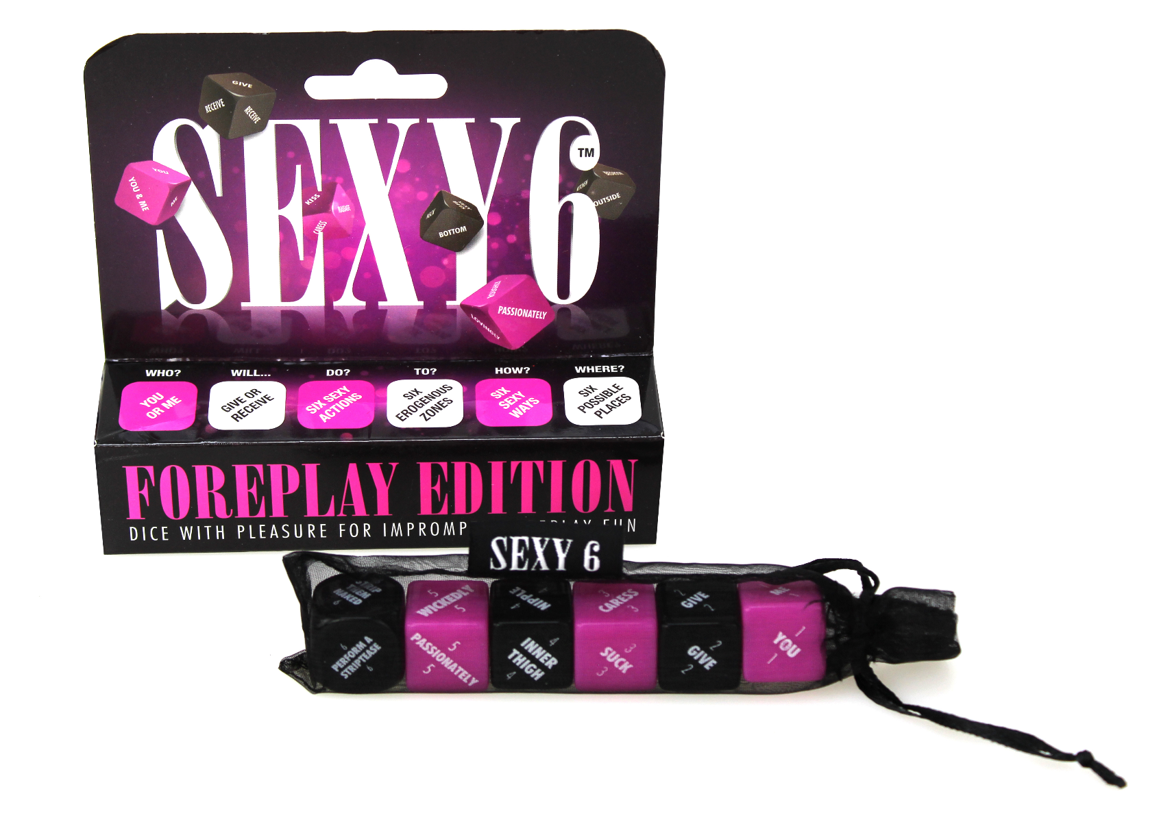 Sexy 6 Dice Foreplay Edition – Intimacy Game Dice Set Default Title > Novelties > Games Main image