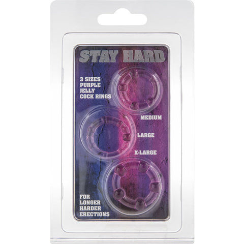 Seven Creations Set of Three Silicone Penis Rings Kit Default Title > Cock Ring > Sets