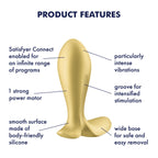 Satisfyer Intensity Plug – Waterproof Bluetooth Rechargeable Silicone Anal Vibrator > Anal Range > Vibrating Butt Plugs
