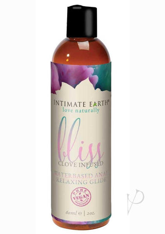 Intimate Earth Bliss Water-Based Anal Glide 60ml Lubricant > Lube > Anal