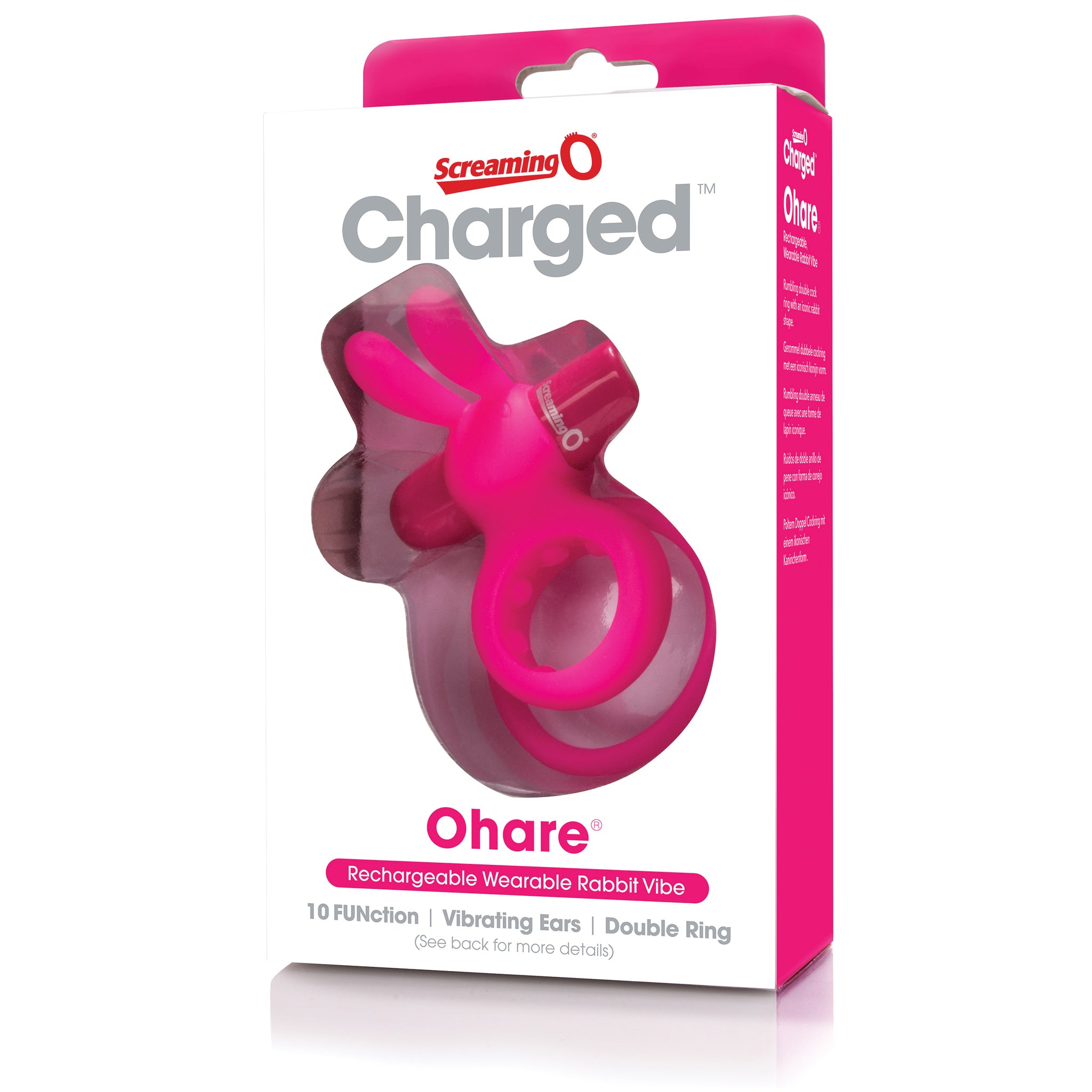 Charged Ohare Rechargeable Double Cock Ring True Silicone – Couples' Intimacy Vibrator > Sex Toys > Couples Toys