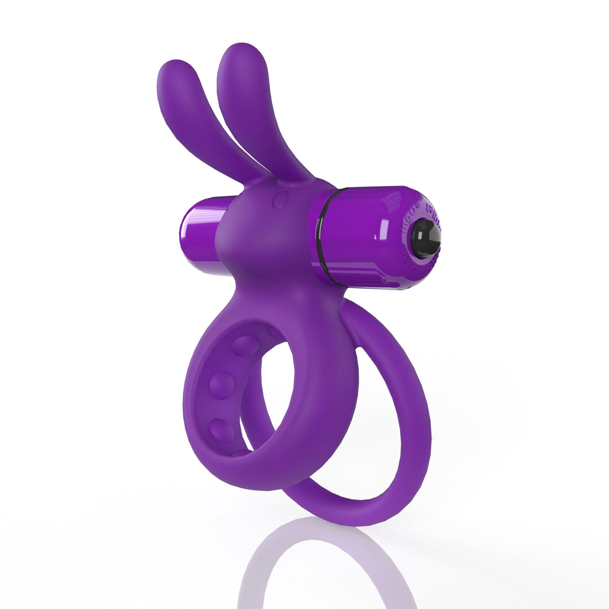 Screaming O 4B Ohare Grape – Wearable Double Ring Rabbit Vibrator with Deep Bass Vibrations > Cock Ring > Vibrating