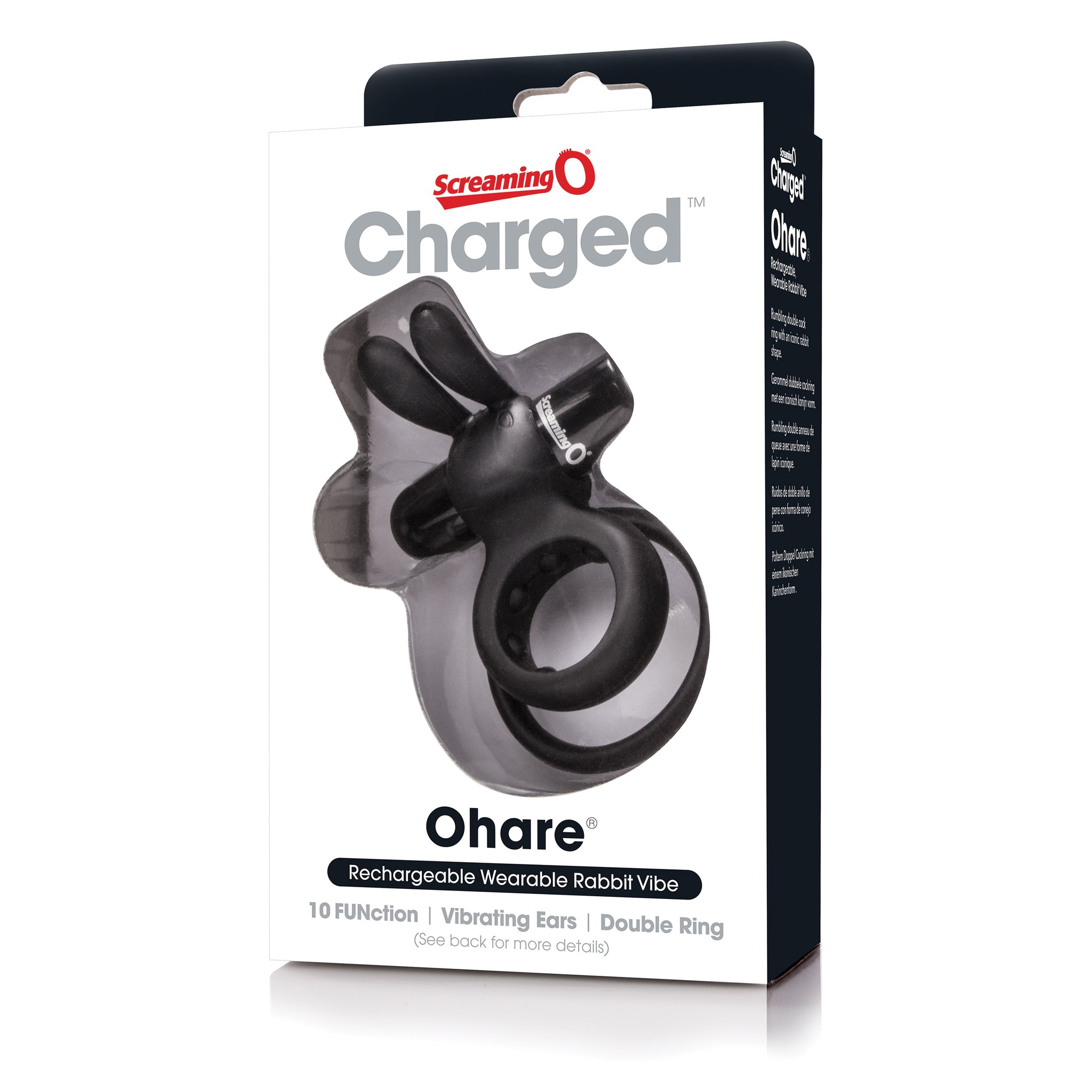 Charged Ohare Rechargeable Double Cock Ring True Silicone – Couples' Intimacy Vibrator > Sex Toys > Couples Toys