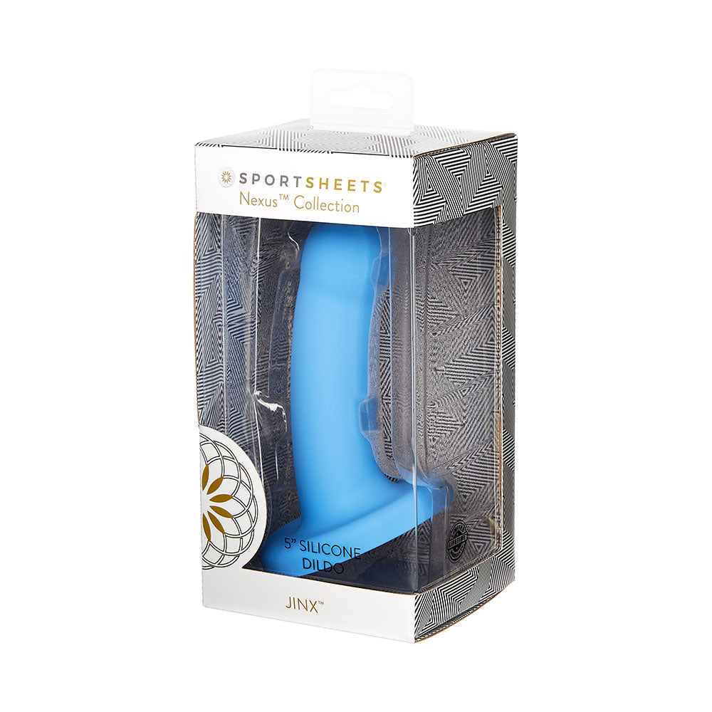 Sportsheets Merge Collection Jinx – 5 Inch Solid Silicone Dildo with Suction Cup > Dildos > Slim Dildos