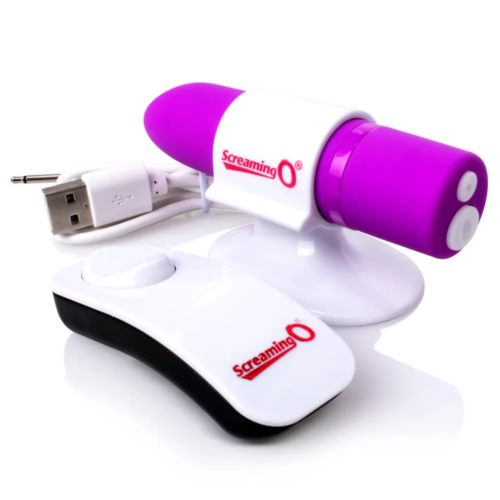 Screaming O Charged Positive Rechargeable Remote Control Vibrator with 20 Vibration Functions > Sex Toys > Remote Control Toys