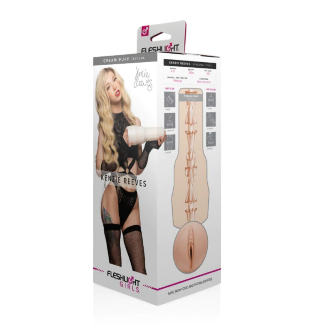 Fleshlight Girls Kenzie Reeves Creampuff – Sleeve Male Masturbator > Sex Toys For Men > Masturbators > Pornstar