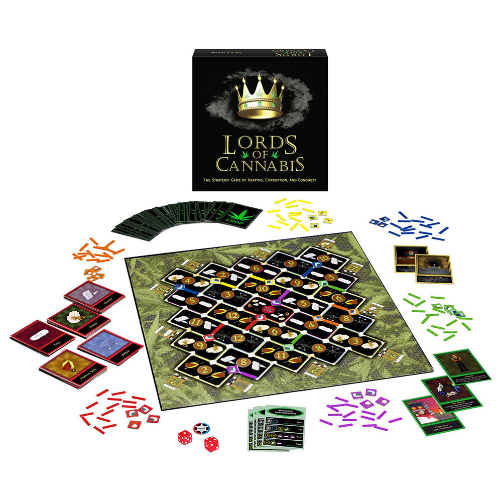 Lords of Cannabis – Strategic Board Game Default Title > Novelties > Board Games