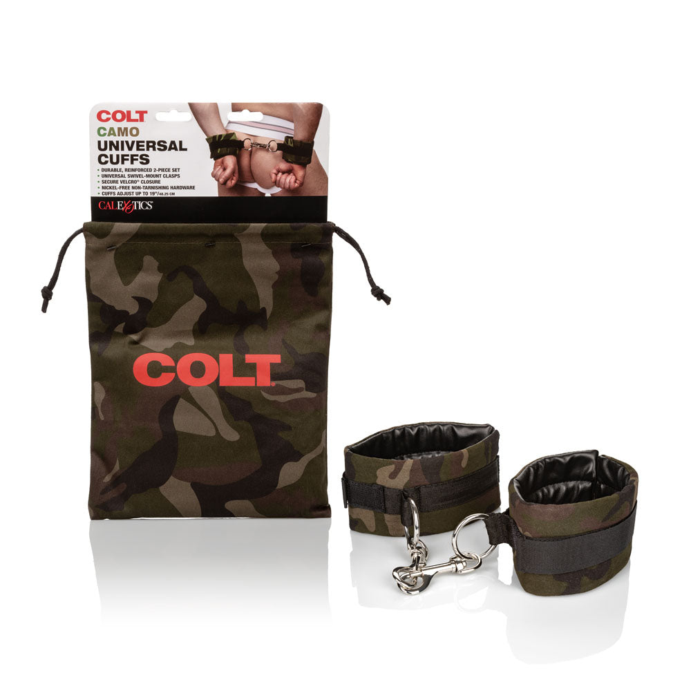 Colt Camo Universal Cuffs – Adjustable Velcro Closures Heavy Duty Canvas Restraints > Bondage Gear > Restraints