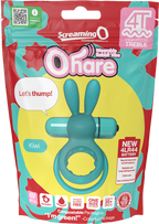 Ohare 4T High Pitch Treble Stretchy Double Ring True Silicone Rabbit Vibrator > Sex Toys > Couples Toys