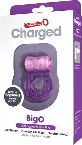 Screaming O Charged BigO – Rechargeable Silicone Vibrating Cock Ring > Cock Ring > Vibrating