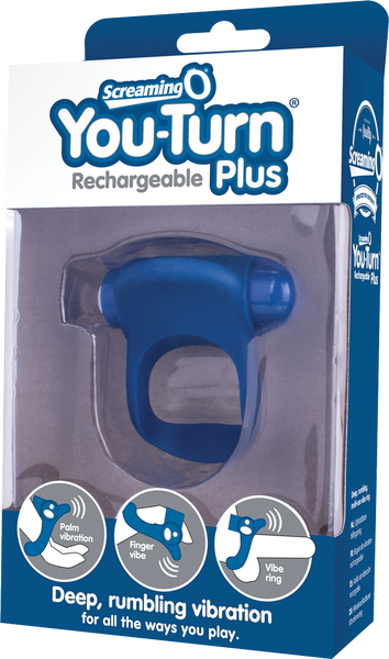 Charged You-Turn Plus – Rechargeable Silicone Vibrating Cock Ring > Cock Ring > Vibrating
