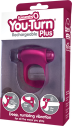 Charged You-Turn Plus – Rechargeable Silicone Vibrating Cock Ring > Cock Ring > Vibrating