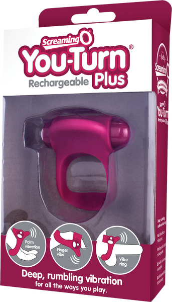 Charged You-Turn Plus – Rechargeable Silicone Vibrating Cock Ring > Cock Ring > Vibrating