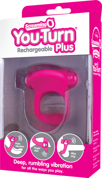 Charged You-Turn Plus – Rechargeable Silicone Vibrating Cock Ring > Cock Ring > Vibrating